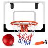 Pro Room Basketball Hoop Over The Door - Wall Mounted Basketball Hoop Set - Indoor Basketball Hoop