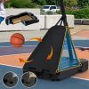 Portable Basketball Hoop Basketball System 8-10ft Height Adjustable for Youth Adults LED Basketball Hoop Lights, Colorful lights, Waterproof,Super Bri