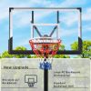 Portable Basketball Hoop Basketball System 8-10ft Height Adjustable for Youth Adults LED Basketball Hoop Lights, Colorful lights, Waterproof,Super Bri