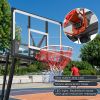 Portable Basketball Hoop Basketball System 8-10ft Height Adjustable for Youth Adults LED Basketball Hoop Lights, Colorful lights, Waterproof,Super Bri