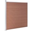 Garden Fence WPC 68.9"x73.2" Brown