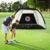 Golf Net Golf Training Aids Practice Nets Driving Hitting Nets with Target Cloth Carry Bag for Indoor Outdoor Sports