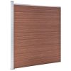 Garden Fence WPC 68.9"x73.2" Brown