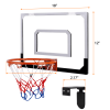 Pro Room Basketball Hoop Over The Door - Wall Mounted Basketball Hoop Set - Indoor Basketball Hoop