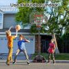 Basketball System,Adjustable Height 77" - 102"(6.46ft - 8.53ft) Portable Impact Backboard Outdoor Basketball Hoop with 33" PE Backboard for Adult