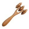 Natural Wooden Hand Massager Roller for Soothing Relief and Relaxation