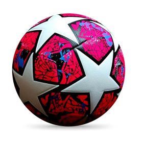 Football Winding Yarn Rubber Lining Color (Option: Red Star-Ball 5)