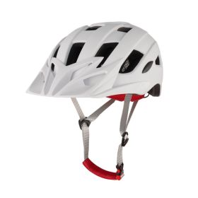 Bicycle One-piece Helmets Available For Men And Women (Option: White-One Size)