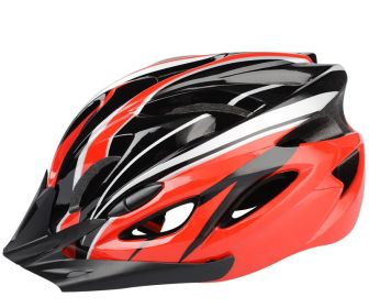 Bicycle Helmet Male Mountain Bike Road Wheel Sliding Balance Bike Breathable Riding Equipment (Option: Red black-One Size)