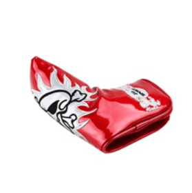 Golf putter cover (Option: Skull-Red)