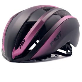 PMT Heslang Spudy Cycling Pneumatic Integrated Helmet (Option: Gradient black purple-L)