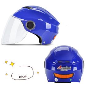 Universal Helmet Lightweight Winter Heating Helmet (Option: Blue-D)