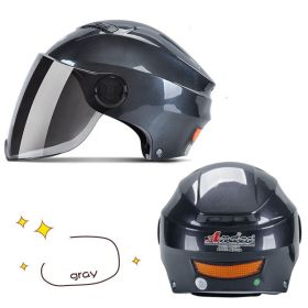 Universal Helmet Lightweight Winter Heating Helmet (Option: Grey-C)