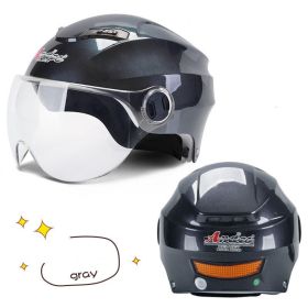 Universal Helmet Lightweight Winter Heating Helmet (Option: Grey-B)