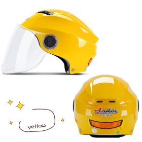 Universal Helmet Lightweight Winter Heating Helmet (Option: Yellow-D)