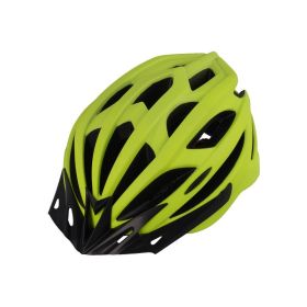 One-piece Mountain Bike Safety Helmet (Color: yellow)