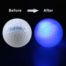 Waterproof LED  Balls For Night Training High Hardness Material For  Practice Balls (Color: Blue)