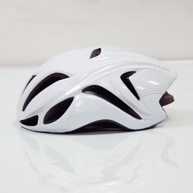 Pneumatic Road Mountain Bike Helmet Men And Women Cycling Helmet (Option: White-L)