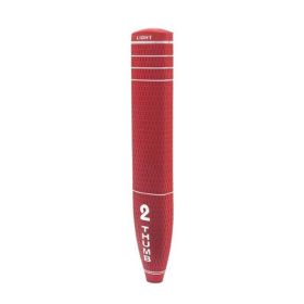 Male And Female Rubber Golf Club Flat Grip (Color: Red)