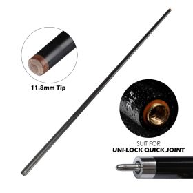 POINOS Jaguar 3142 Pool Cue Black 8 Big Head (Option: 11.8mm)