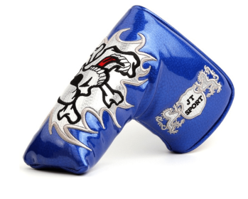 Golf putter cover (Option: Skull-Blue)