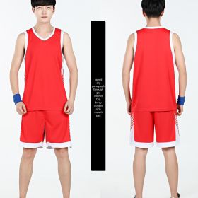 Basketball Sports Suit Men's Summer Casual Wear Sleeveless Thin Vest Running Suit Shorts Sportswear (Option: J-4XL)