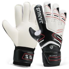 Football goalkeeper gloves (Option: Black-5number)