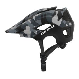 All-Terrain Mountain Road Bike Riding Safety Helmet (Option: Camouflage-L)