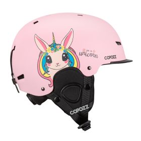 Ski Helmet Adult Men And Women Outdoors Safety (Option: Unicorn-L)