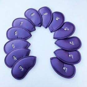 Twelve embroidered golf club caps (Option: Purple-Q12 pieces)