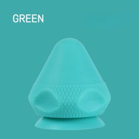 Silicone Massage Cone Solid Adsorption Ball Psoas Thoracic Spine Back Scapula Foot Yoga Muscle Releas Deep Tissue Massage Ball For Pain Relief - Multi (Color: green)