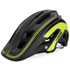 Bicycle Mountain Bike Riding Skateboard Helmet (Option: Black Green)