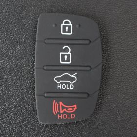 3-key 4-key Car Key Button Leather Case (Option: Hyundai 3 1 Key Car)