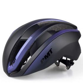 PMT Heslang Spudy Cycling Pneumatic Integrated Helmet (Option: Gradient black blue-M)