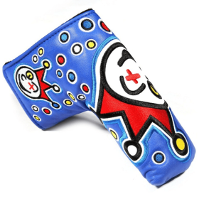 Golf putter cover (Option: Clown-Blue)