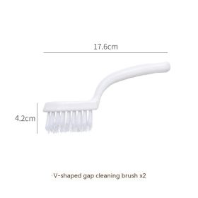 Multifunctional Water Spray Floor Brush Gap Cleaning Suit (Option: Brush 2pcs)