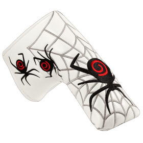 Golf putter cover (Option: Spider-White)