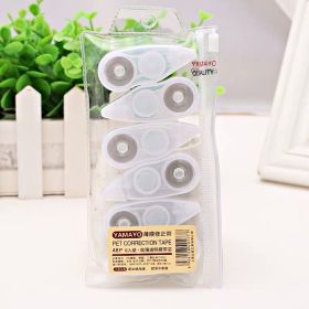 Mini Correction Tape Large Capacity Portable Correction Tape (Option: 6PCs Transparent)