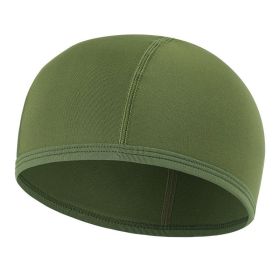 Bike liner cap outdoor motorcycle headgear (Option: Green-One Size)