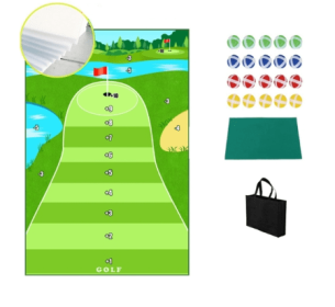 Golf Training Mat For Swing Parent-child Toys Ball Trace Directional Mat Swing Path Pads Swing Practice Pads (Option: C set)