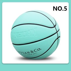 PU Indoor And Outdoor General Purpose Basketball For Children (Option: No.6 Blue)