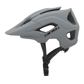 All-Terrain Mountain Road Bike Riding Safety Helmet (Option: Grey-L)