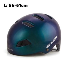 Outdoor safety helmet for cycling (Option: Blue-L)