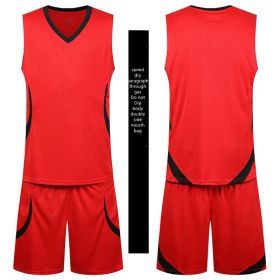 Basketball Sports Suit Men's Summer Casual Wear Sleeveless Thin Vest Running Suit Shorts Sportswear (Option: A-5XL)