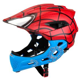 Children's multifunctional sports helmet (Option: Red and Blue)