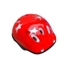 Child Fall Protection Helmet Skating Bicycle (Color: Red)