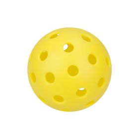 Outdoor Sports Practice Toy Hollow Ball (Color: yellow)