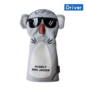 Golf Club Head Cover Cartoon Cute Animal Koala (Option: Driver)