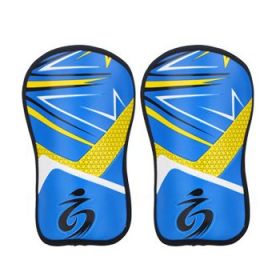 Kid's soccer goalkeeper gloves guantes de portero for children 5-16 years old soft goalkeeper gloves children riding scooters sp (Color: Blue Leggings, size: 5)