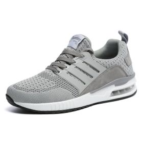 Men Women Boys Air Cushion Casual Shoes 36-45 Mesh Breathable Lightweight Kids Sneakers Outdoor Spring Sumer Autumn Comfortable (Color: Gray, size: 40)